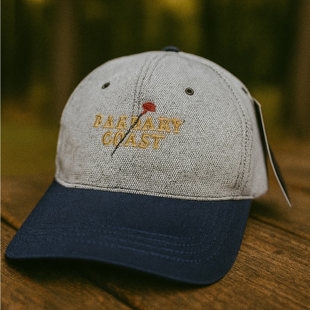 NWT Gear For Sports Barbary Coast Gray Blue Embroidered Baseball Cap